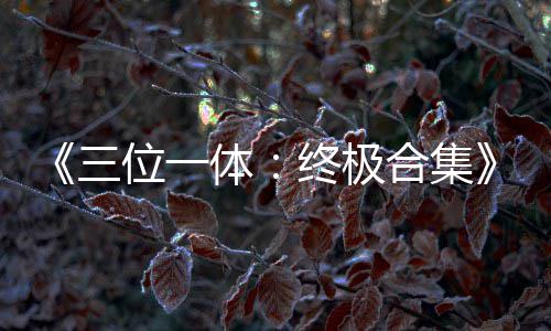 部作合集公布传片体体终极宣品合位一三 四