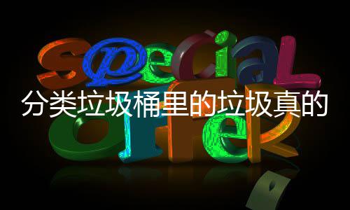 吗处置桶里的垃的会垃圾圾真分类分类